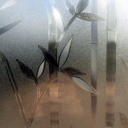 Prisma Bambuväxt - Statisk fönsterfilm
