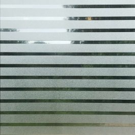 Fönsterfilm frost med linjer